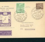 Berlin Privat Ganzsache 40 Jahre Lufpost 1952 mit Sonderstempel