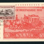 Saarland Michel-Nr. 291 Maximumkarte Sonderstempel IBASA