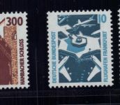 Bund Michel Nummer 1347 AR I + 1348 AR II postfrisch