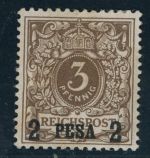 Deutsch-Ostafrika Michel Nr. 1I ungebraucht Falz geprüft