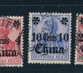Dt. Auslandspostämer China Lot aus Michel Nummer 38/43 gestempelt