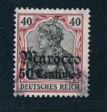 Deutsche Auslandspostämter Marokko Michel Nr. 40 gestempelt