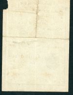 Postschein Sachsen Hartenstein von 1856