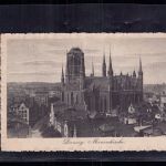 Ansichtskarte Danzig Marienkirche 1912 nach Vorhalle bei Hagen