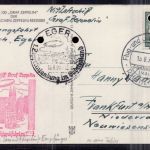 DR Zeppelin Beleg Deutschlandfahrten 1939 - Eger Zeppelinlandung im Sudetenland