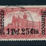 Deutsche Auslandpostämter Marokko Michel Nr. 30A gestempelt