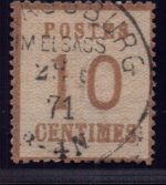 Nordeutscher Bund OPD-Bezirke Elsass + Lothringen Mi.Nr. 5Id gestempelt geprüft