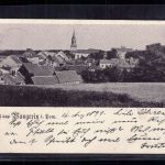 Ansichtskarte Gruss aus Wangerin Pommern / Panorama 1899