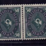 Dt. Reich Michel Nummer 209 Wb Paar postfrisch