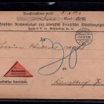 Deutsches Reich Nachnahme - Preußischer Kgl Staatsanzeiger n. Königsberg 1912