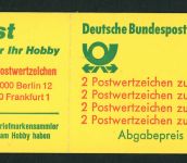 Berlin Markenheftchen 12ca postfrisch (MH12ca)