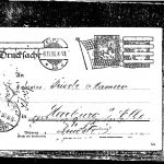 Deutsches Reich Drucksache Germania Ganzsache Leipzig n. Harburg 1906