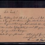 Privat Stadtpost Stuttgart / Ganzsache - 1899 gelaufen
