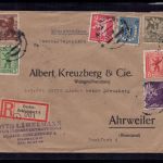 Einschreiben Brief Berlin Zehlendorf nach Ahrweiler - Wein Lähnemann -1945