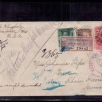 Einschreiben USA Ganzsache + Zusatzfrankatur New York nach Koblenz 1908
