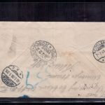 Einschreiben USA Ganzsache + Zusatzfrankatur New York nach Koblenz 1908