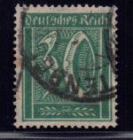Dt. Reich Michel-Nummer 181, gestempelt und geprüft