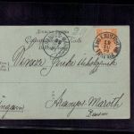Ansichtskarte Türken Typen - K und K Post Travnik Ungarn n. Aranyos Maroth 1899