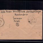 Alliierte Besetzung AM-Post Durch Eilboten 6x und 7 za a + geprüft 1945