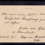 Privat Stadtpost Stuttgart / Ganzsache - 1895 gelaufen