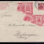 Ganzsache Jubiläum 100 Jahre Königreich Württemberg 1806 - 1906 n. Hechingen