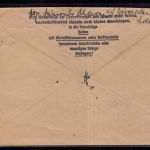 Bizone Brief All. Besetzung AM-Post Postscheckbrief Verden nach Hamburg 1946