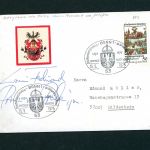 Bund Michel Nummer 843 Einzelfrankatur - Autogramm Prinz L. F. von Preußen