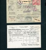 Dt. Reich Paketkarte + Zollerklärung Barmen nach Kristiania / Oslo 1916