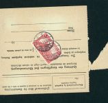 Dt. Reich Auslands Paketkarte Leipzig nach Christiania Oslo 1916