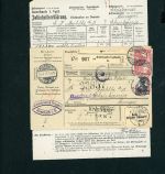 Dt. Reich Auslands Paketkarte Auerbach n. Christiania Oslo 1916 m. I.Erklärung