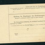 Dt. Reich Auslands Paketkarte Auerbach n. Christiania Oslo 1916 m. I.Erklärung