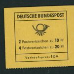 Bund Markenheftchen Michel Nummer 13c postfrisch
