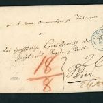 Vorphila Brief Tübingen 1850 nach Wien