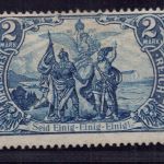 Dt. Reich Michel-Nummer 82 A ungebraucht mit Falz geprüft