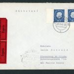 Bund Michel Nummer 305 Heus Mehrfachfrankatur 2x Bogenrand Marke 1961