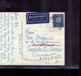 Bund Heuss Grüne Woche Berlin - Luftpost n. Toronto Canada 1960