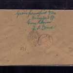Alliierte Bes. Einschreiben Frankfurt Main n. Dumont NJ USA 1948