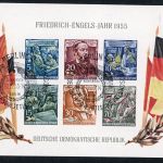 DDR Block Nummer 13 gestempelt , Sonderstempel