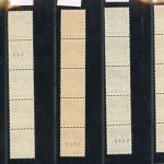 Bundesrepublik Michel Nummer 506v - 510v postfrisch 5er Streifen Rollenmarke