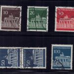 Bund Michel Nr. 506R - 510R gestempelt