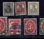 Deutsches Reich Lot ungebraucht Falz / gestempelt
