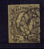 Sachsen Michel Nummer 11 gestempelt