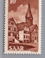 Saargebiet Michel Nummer 296 postfrisch