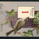 Dt. Auslandspostämter China -Neujahrs Karte von Wieden Bayern nach Peking - 1905