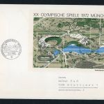 Bund Block 7 FDC Ersttagsbrief Olympiade München 1972