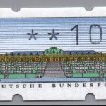 Bund Automatenmarken ATM 2 Teildruck, ohne "DBP" postfrisch