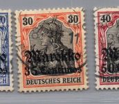 Deutsche Auslandspostämter Marokko Michel-Nr. (Lot aus) 46 - 54 postfrisch