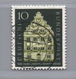 Bund Plattenfehler Michel Nr. 279 I gestempelt