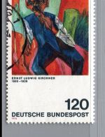 Bund Plattenfehler Michel Nr. 823 I gestempelt + geprüft