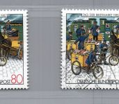 Bund Plattenfehler Michel Nr. 1337 I + II gestempelt + geprüft